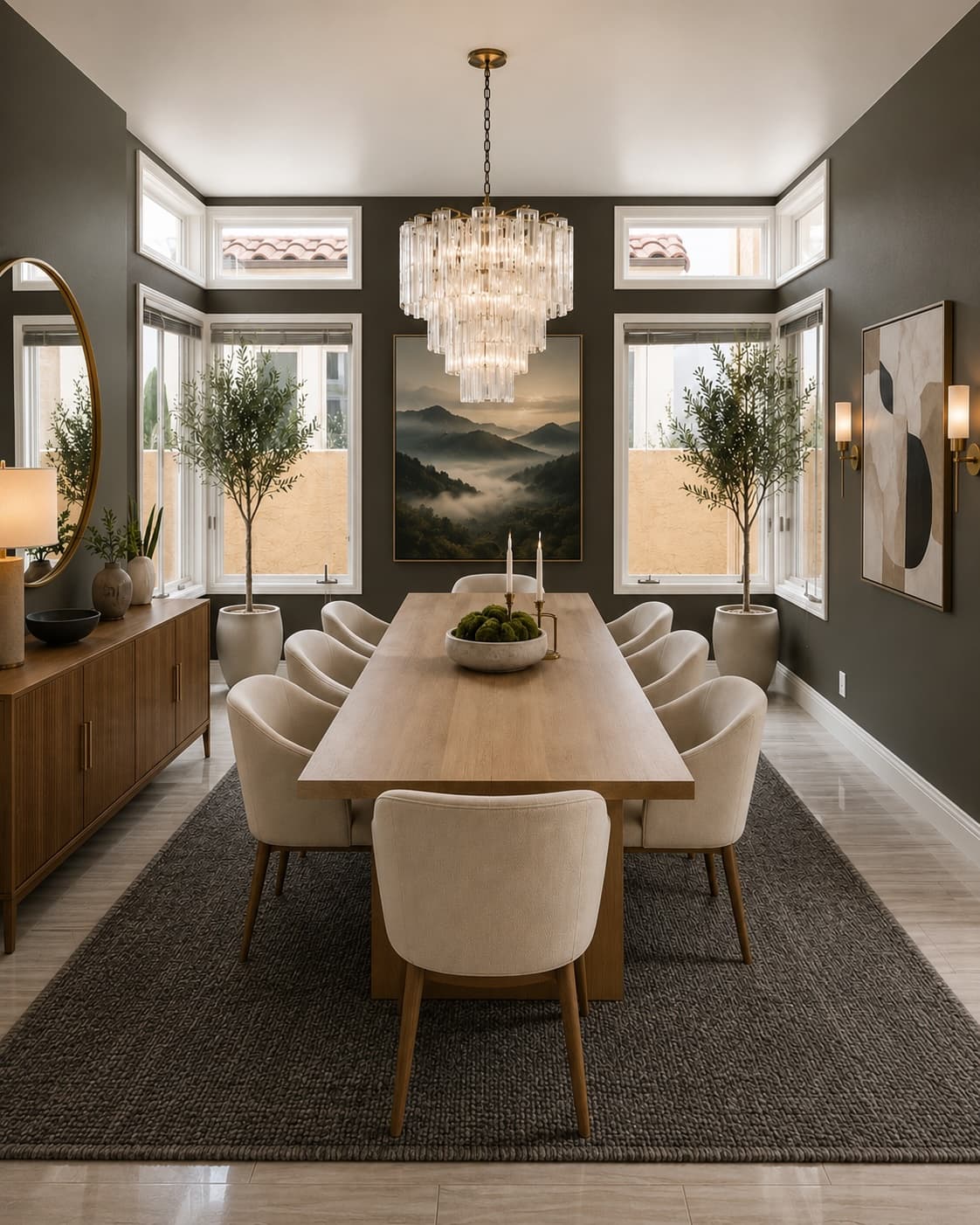 After — dining room